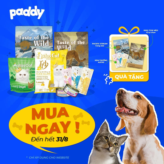 Chốt Đơn Nhận Quà Cùng Aatas & Taste Of The Wild - Paddy Pet Shop