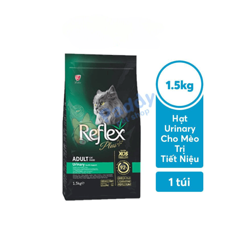Thức Ăn Cho Mèo Reflex Plus Urinary Hỗ Trợ Tiết Niệu 1.5kg - Paddy Pet Shop