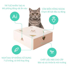 Đồ Chơi Cho Mèo Cảm Biến Hồng Ngoại PIR FOFOS Errati Cat (Sạc USB) - Paddy Pet Shop