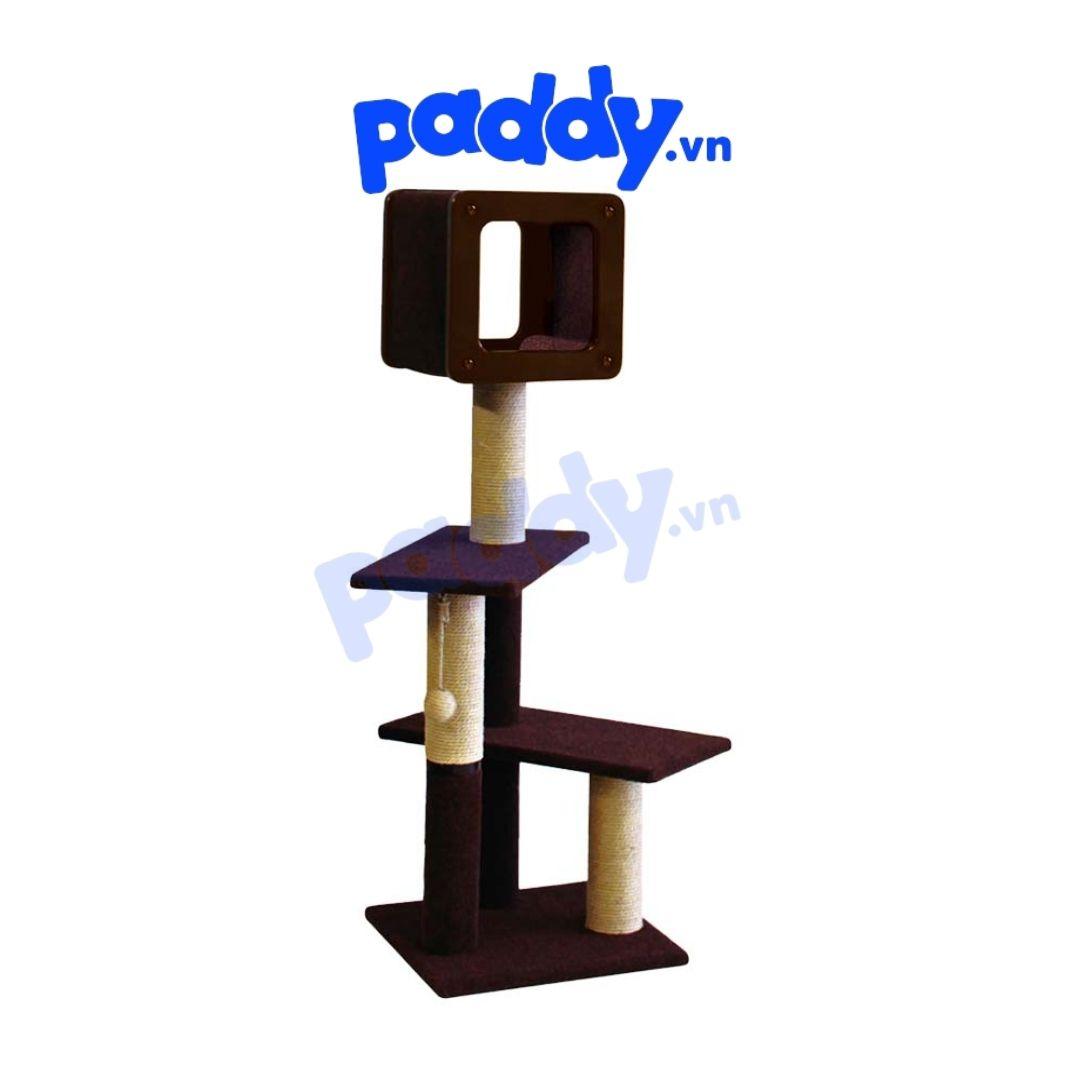 [120cm] Tháp Mèo Cào Móng Cattyman Cat Tree H120 - Paddy Pet Shop