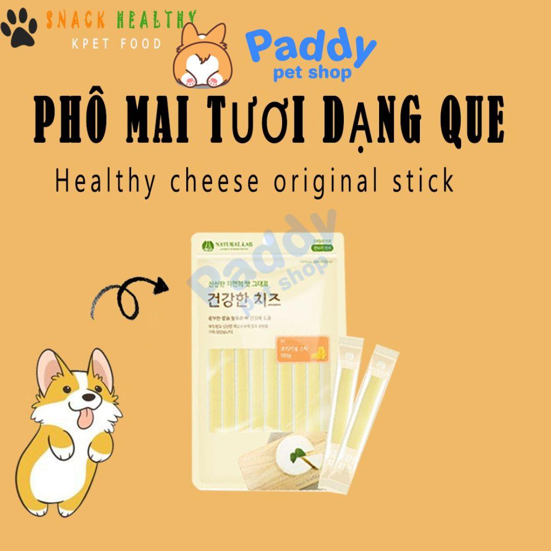 Snack Cho Chó Phô Mai Que Natural Lab 100g - Paddy Pet Shop