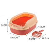 Khay Vệ Sinh Cho Mèo Hình Con Vịt 53x43x25cm - Paddy Pet Shop