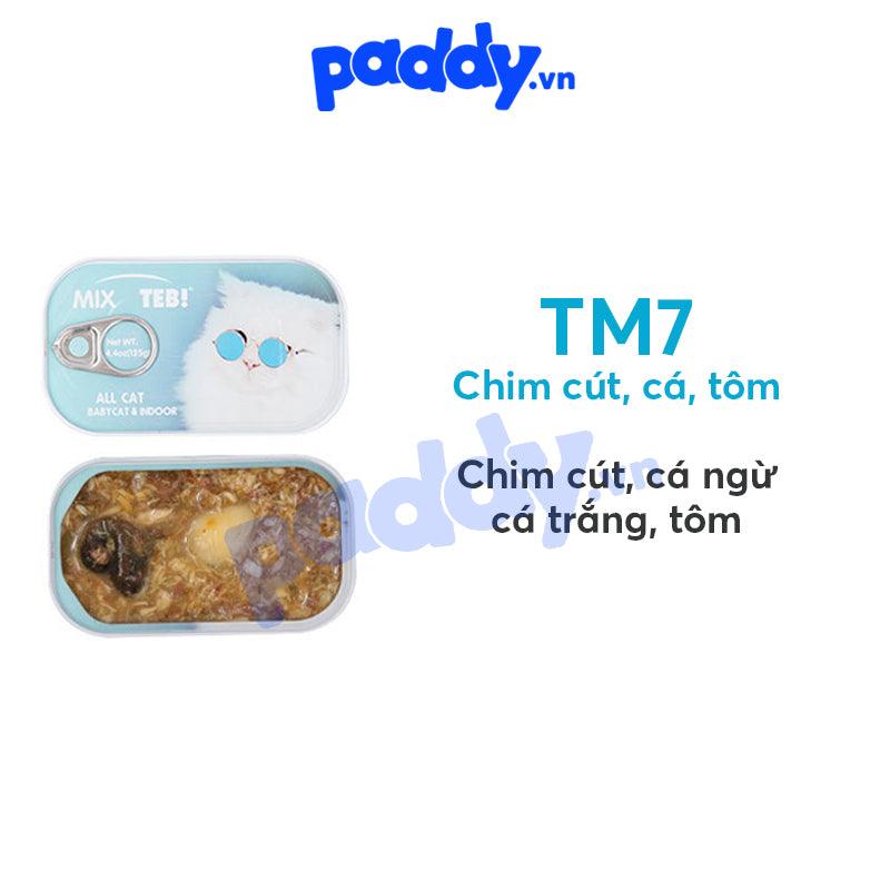 Pate Mèo Teb Mix Vị Lon 125g - Paddy Pet Shop