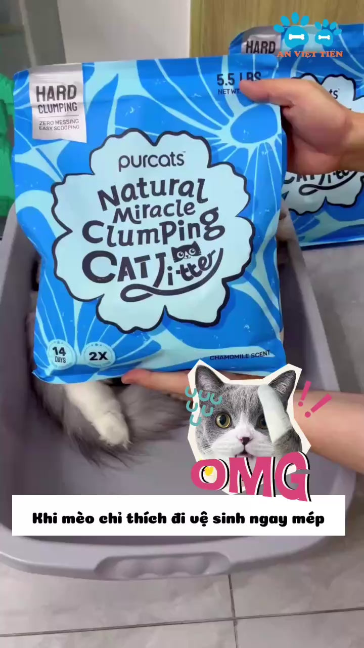 Cát Sắn Cho Mèo Purcats Miracle 2.5kg
