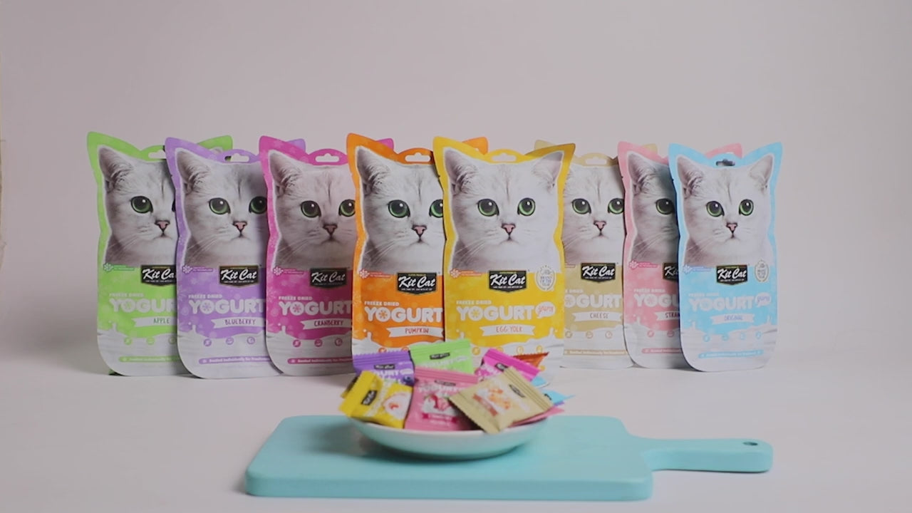 Snack Mèo Kit Cat Yogurt Yums 8 Vị Thơm Ngon 80g (Túi 10 Viên)