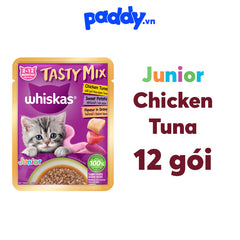 Pate Mèo Whiskas JUNIOR Tasty Mix 70g