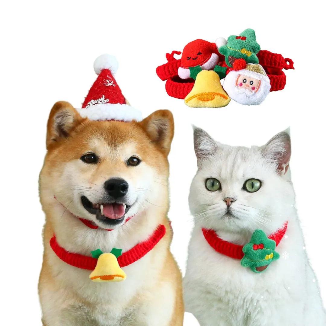 Vòng Cổ Cho Chó Mèo Noel Nhồi Bông - Paddy Pet Shop
