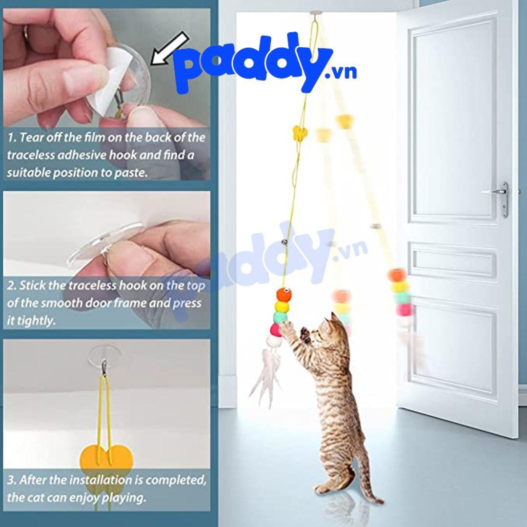 Đồ Chơi Mèo Tương Tác Dây Treo Dán Tường - Paddy Pet Shop Đồ Chơi Mèo Tương Tác Dây Treo Dán Tường - Paddy Pet Shop