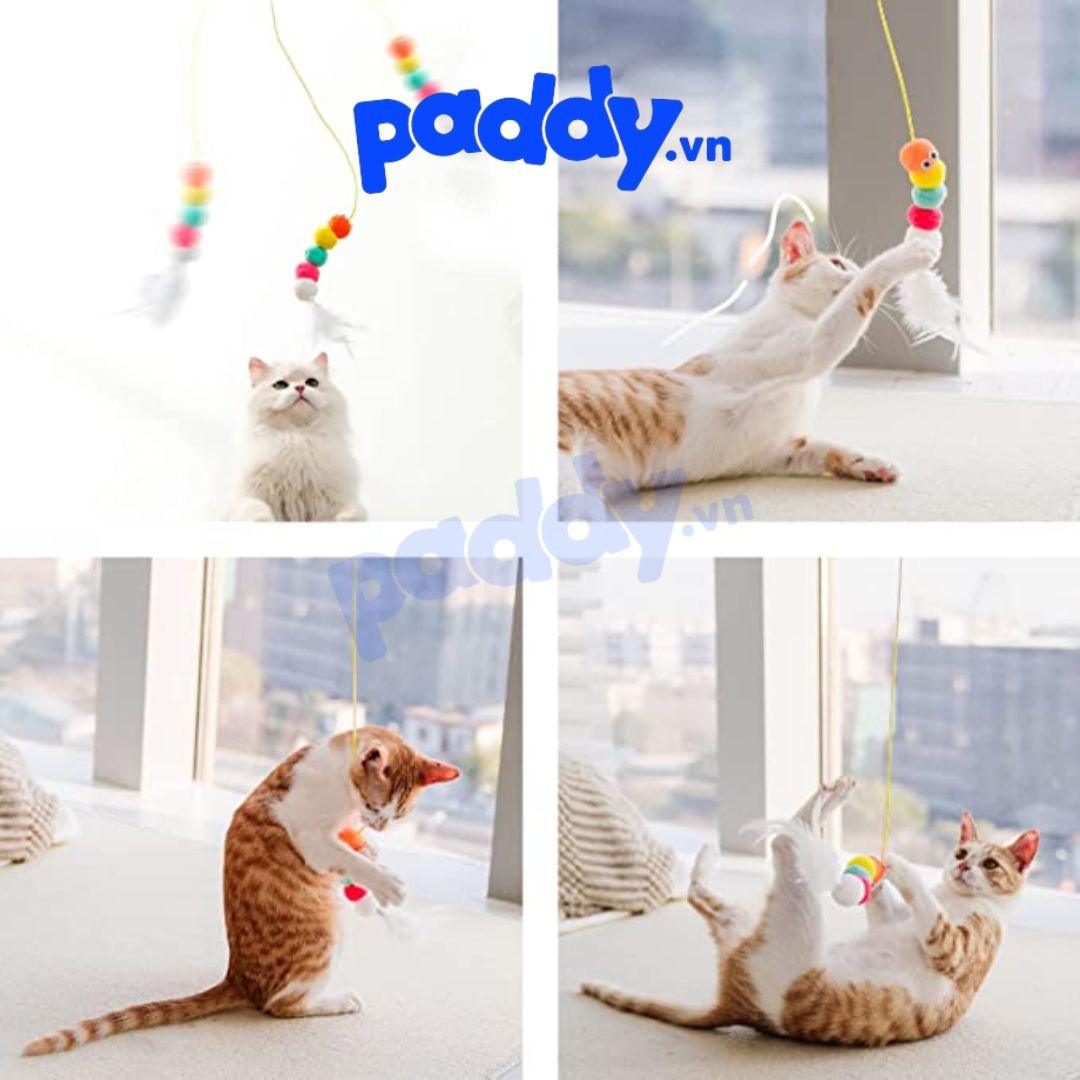 Đồ Chơi Mèo Tương Tác Dây Treo Dán Tường - Paddy Pet Shop Đồ Chơi Mèo Tương Tác Dây Treo Dán Tường - Paddy Pet Shop