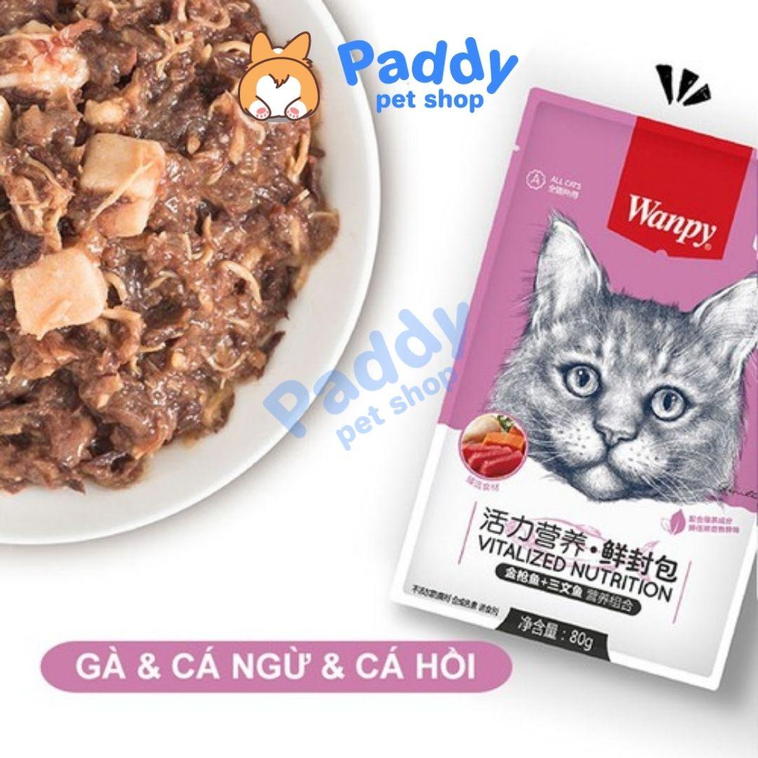Pate Mèo Wanpy Súp Thịt Tươi 80g - Paddy Pet Shop