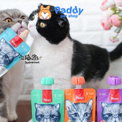 Súp Thưởng Mèo Wanpy Nắp Vặn Dễ Bảo Quản 90g - Paddy Pet Shop