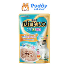 Pate Cho Mèo Con Dạng Sốt Nekko Kitten Gravy 70g - Paddy Pet Shop