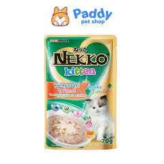Pate Cho Mèo Con Dạng Sốt Nekko Kitten Gravy 70g - Paddy Pet Shop