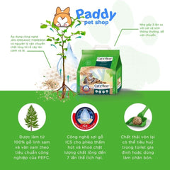 Cát Gỗ Cho Mèo Cat's Best SENSITIVE Vón Cục Siêu Thấm Hút & Kháng Khuẩn - Paddy Pet Shop
