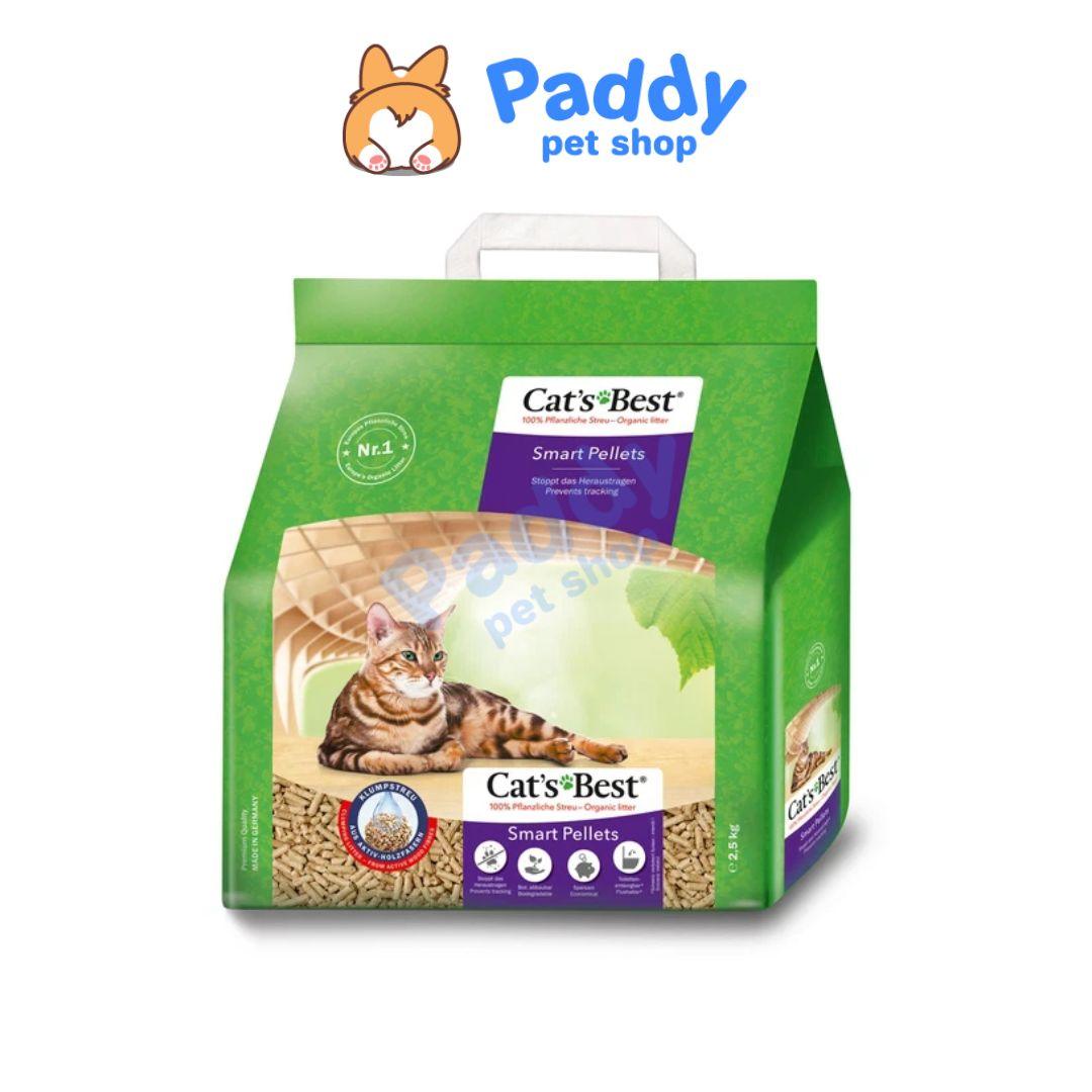 Cát Gỗ Cho Mèo Lông Dài Cat’s Best SMART Pellets Vón Cục - Paddy Pet Shop