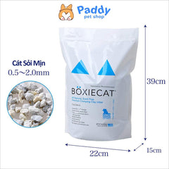 Cát Vệ Sinh BoxieCat USA Sỏi Mịn Tự Nhiên Siêu Khử Mùi Cho Mèo 16L - Paddy Pet Shop