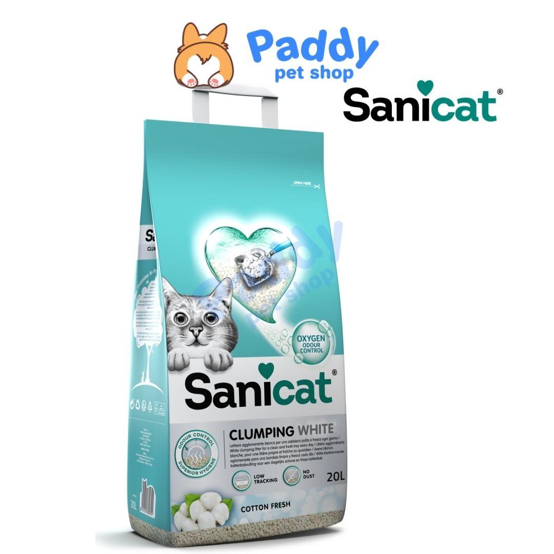 Cát Vệ Sinh Mèo Sanicat Bentonite Đất Sét - Paddy Pet Shop