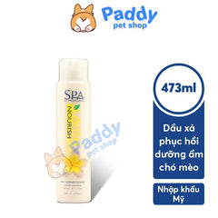 Dầu Xả Dưỡng Lông Chó Mèo Tropiclean Spa Nourish 473ml (Mỹ) - Paddy Pet Shop