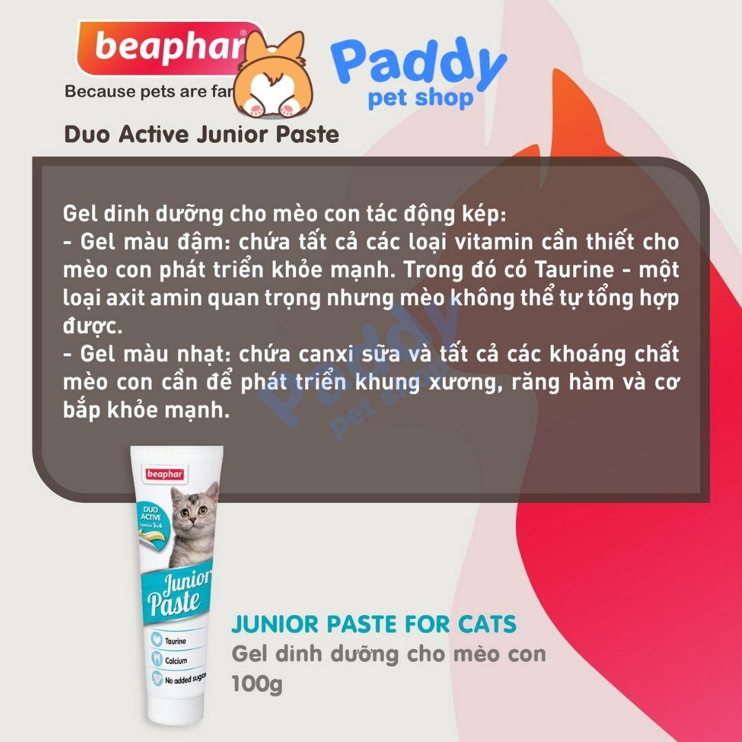 Gel Dinh Dưỡng Vitamin Beaphar Cat Cho Mèo 100g (Hà Lan) - Paddy Pet Shop