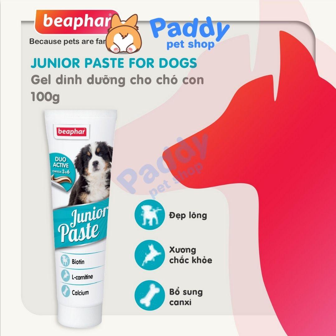 Gel Dinh Dưỡng Vitamin Beaphar Dog Cho Chó 100g (Hà Lan) - Paddy Pet Shop