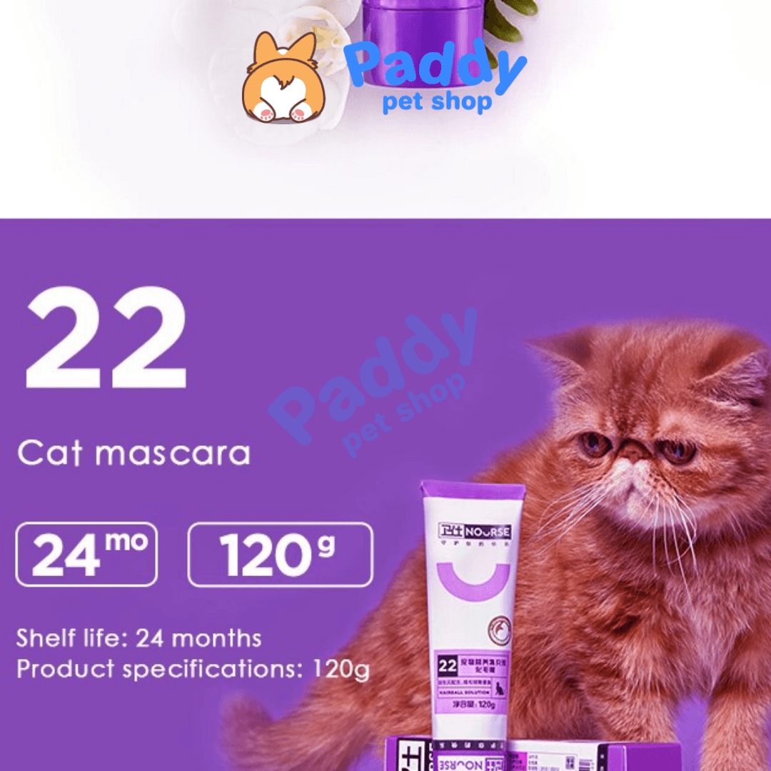 Gel Tiêu Búi Lông Mèo Nourse 22 120g - Paddy Pet Shop