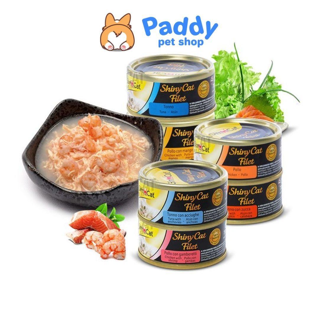 Pate GimCat Shiny Cat Filet Cho Mèo Mọi Lứa Tuổi (Lon 70g) - Paddy Pet Shop