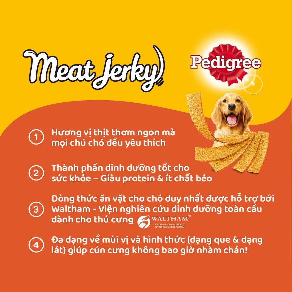 Snack Cho Chó Pedigree Meat Jerky Vị Thịt Muối 60g - Paddy Pet Shop