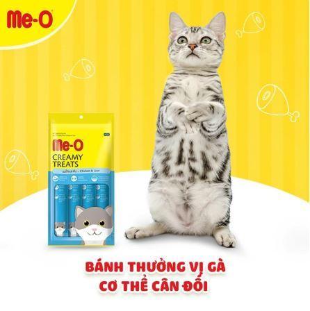 Súp Thưởng Me-O Creamy Cho Mèo Mọi Lứa Tuổi (Túi 4 tuýp) - Paddy Pet Shop