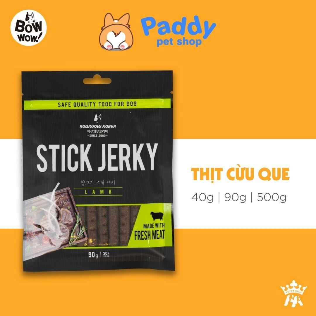 Bánh Thưởng Cho Chó Thịt Que BowWow Stick Jerky - Paddy Pet Shop