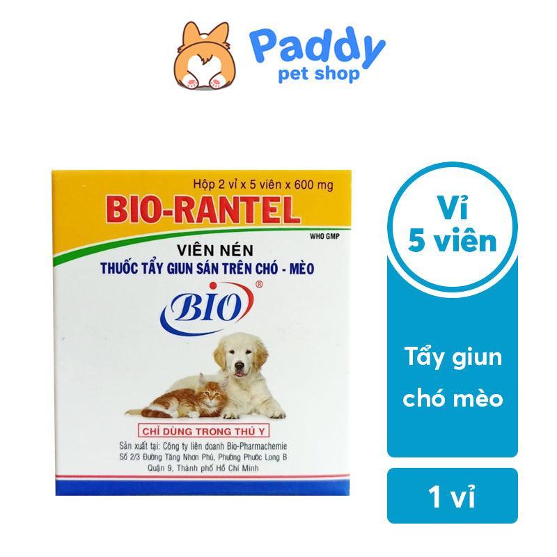 Viên tẩy giun Bio-Rantel Cho Chó Mèo - Paddy Pet Shop