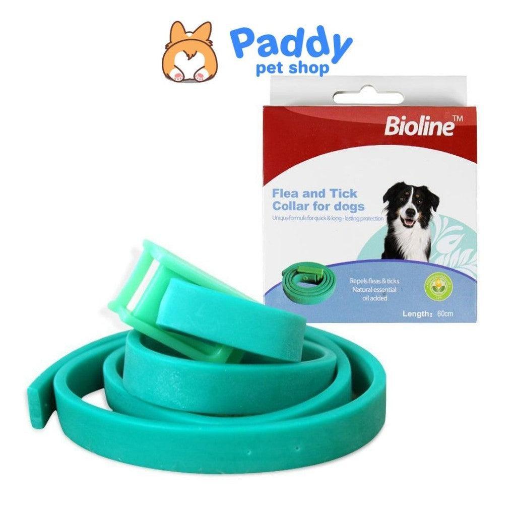 Vòng Cổ Diệt Ve Rận Bọ Chét Chó Bioline - Paddy Pet Shop