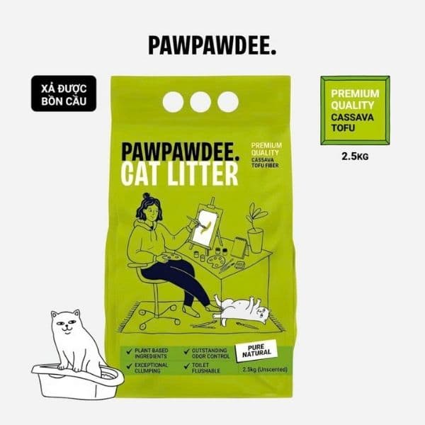 Cát Vệ Sinh Cho Mèo Pawpawdee 4