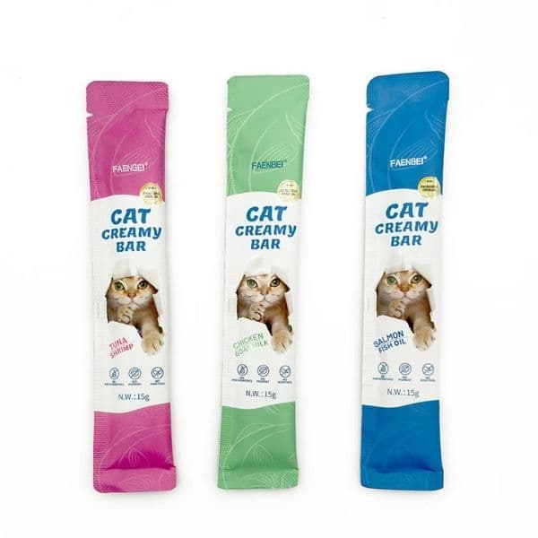 Súp Thưởng Cho Mèo Faenbei Creamy Bar 15g (Túi 4 Tuýp*15g)