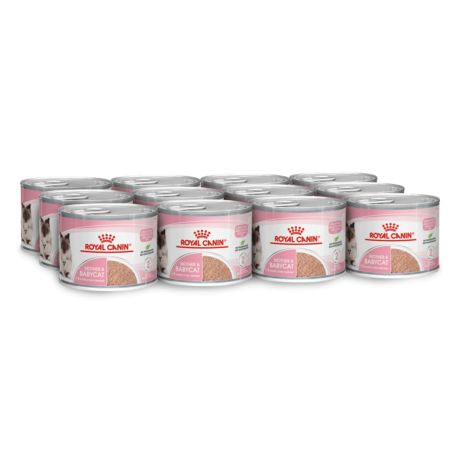 Pate Cho Mèo Mẹ & Mèo Con Royal Canin Mother & Babycat Lon 195g 3
