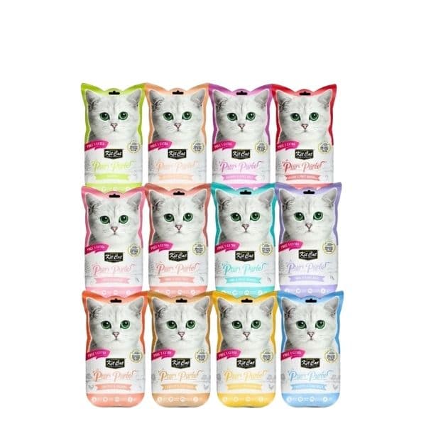 Súp Thưởng Mèo Kit Cat Purr Puree - Túi 5 Thanh 5x15g