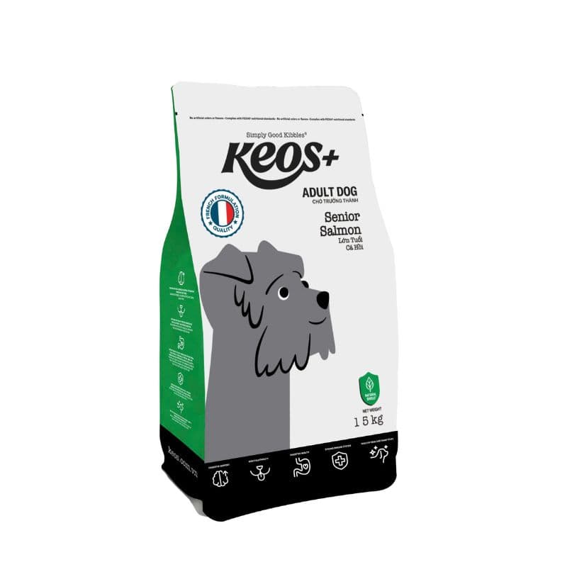 Hạt Cho Chó Già Keos Senior Túi 1.5kg