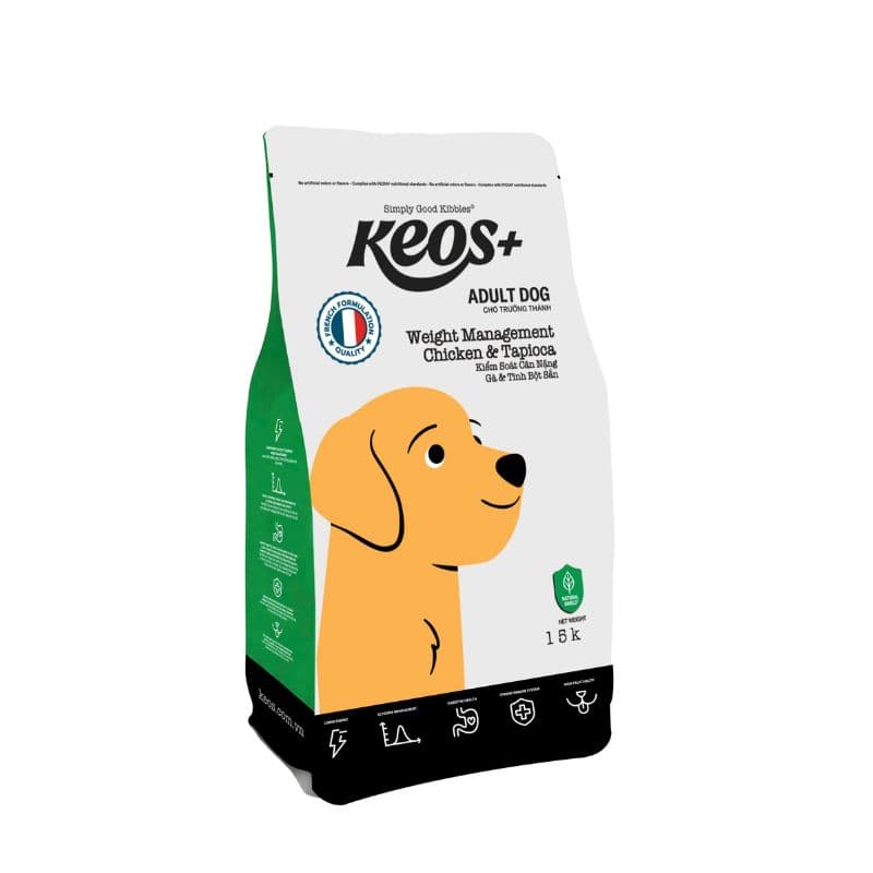 Hạt Cho Chó Trưởng Thành Keos Weight Management Túi 1.5kg