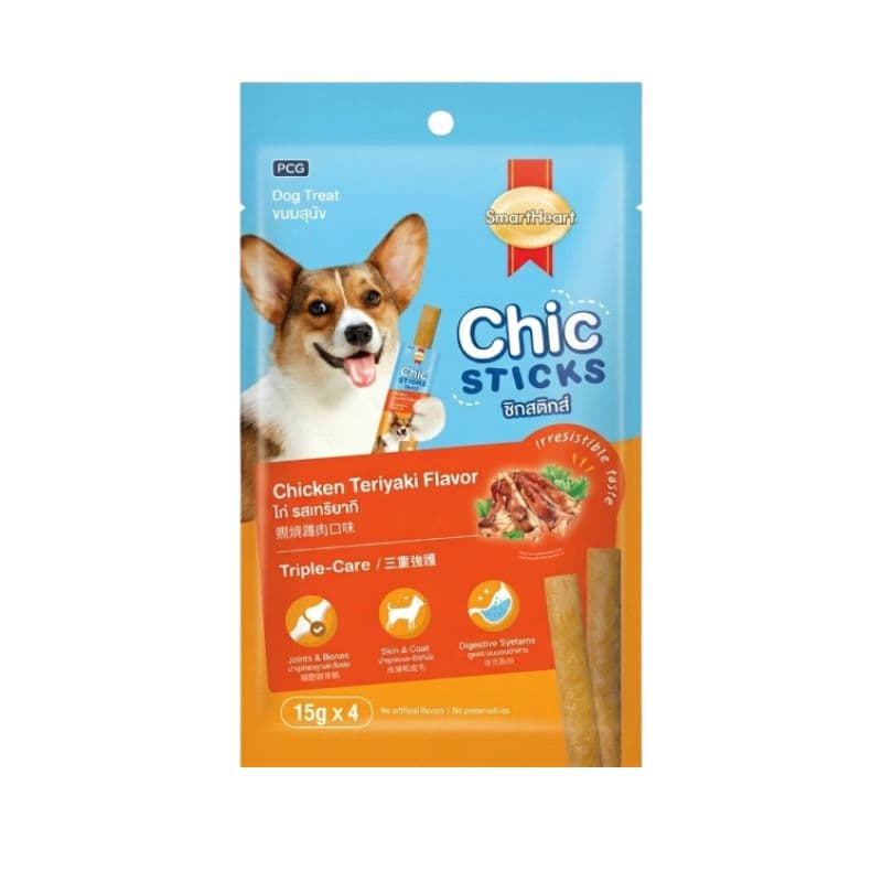 Bánh Thưởng Cho Chó SmartHeart Chicsticks 60g