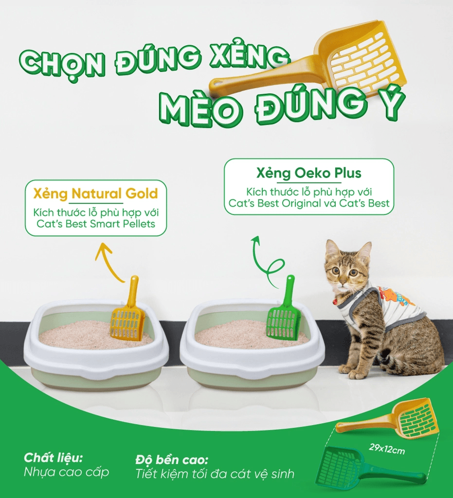 Xẻng Xúc Cát Vệ Sinh Cho Mèo Cat's Best