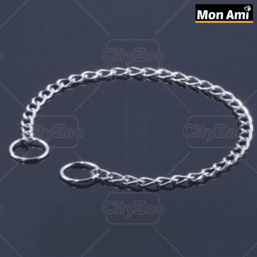 Vòng Cổ Dây Xích Cho Chó Mon Ami