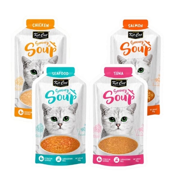 Súp Thưởng Cho Mèo Kit Cat Savoury Soup 6x50g