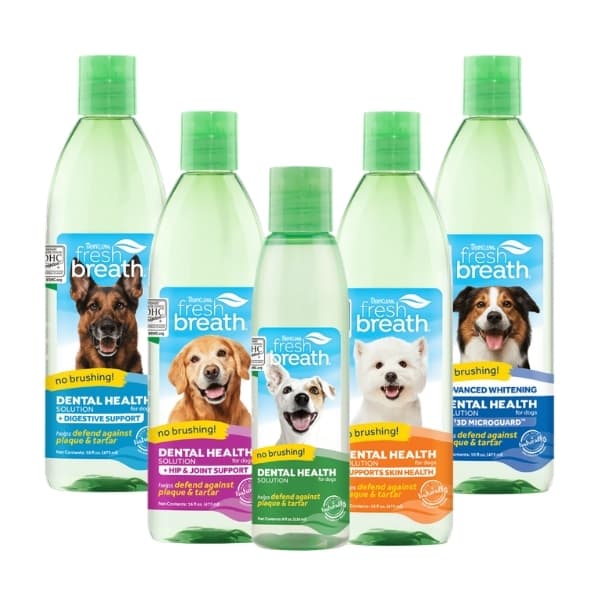 Nước Vệ Sinh Răng Miệng Hỗ Trợ Sức Khỏe Cho Chó Tropiclean 473ml (Mỹ)