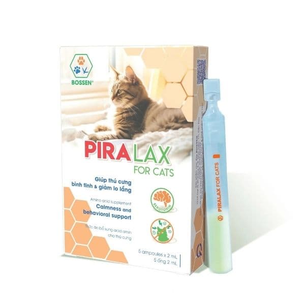 Gel Bổ Sung Cho Mèo PIRA LAX Giảm Stress (5 Tuýp)