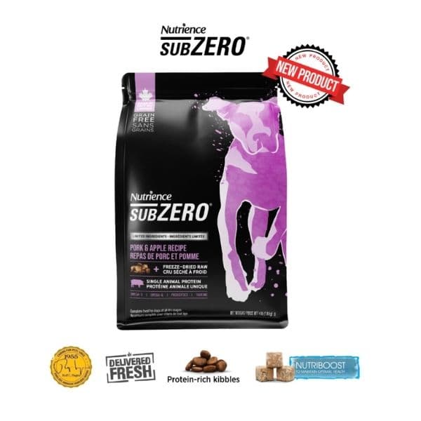 Hạt Cho Chó Nutrience Subzero Heo & Táo