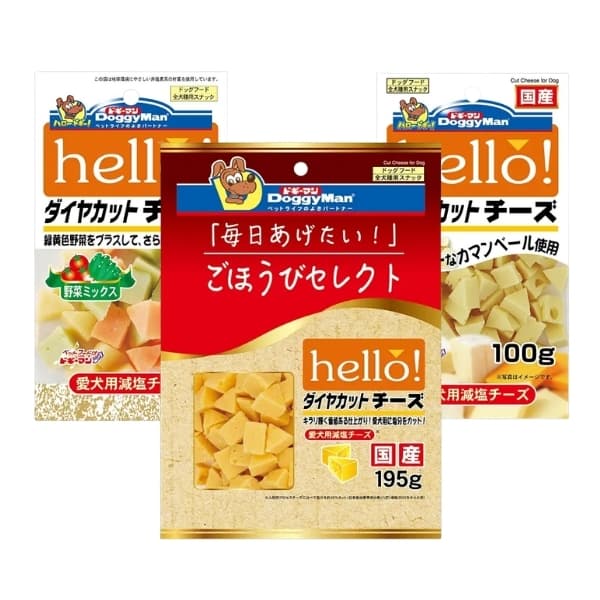 Bánh Thưởng Mềm Cho Chó DoggyMan Hello Cut Cheese