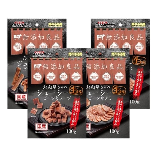 Bánh Thưởng Cho Chó Bò Mềm DoggyMan Juicy Beef 100g