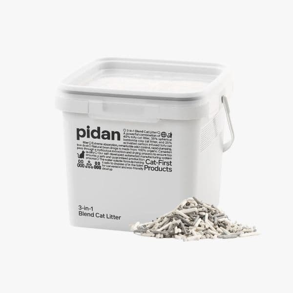 Cát Vệ Sinh Cho Mèo Pidan 3in1 Đậu Nành, Đất Sét & Than 5.2kg