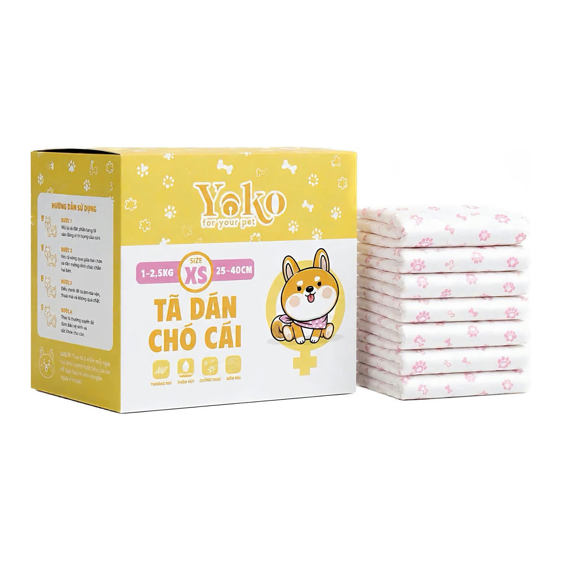 Tã Dán Yoko Chó Cái
