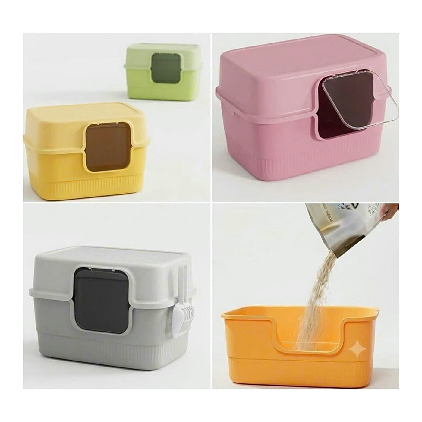 Nhà Vệ Sinh Mèo 2 Màu 52x38x35cm (Tặng xẻng)
