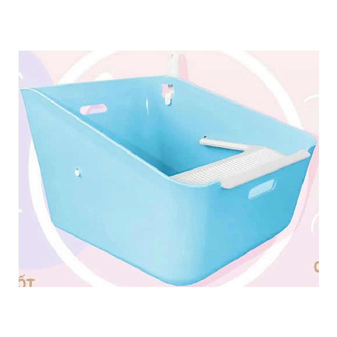 Khay vệ sinh mèo thành cao Diamond 59x39x19cm (Kèm Xẻng)